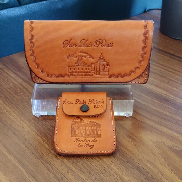 Envelope Leather Purse and Money Clip  NEW - Picture 4 of 16